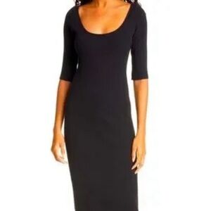 The nines by hatch Undefeated Black Long Sleeve Dress